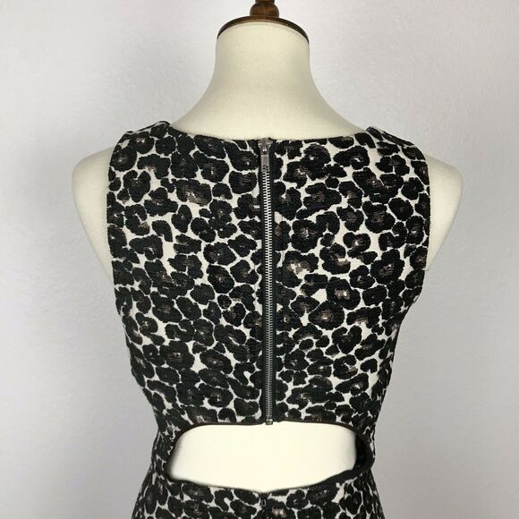 Felicity & Coco Multicolor Print Cut Out Back Mini Fit Flare Dress - Picture 8 of 11